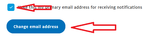 paypal change account email address button image