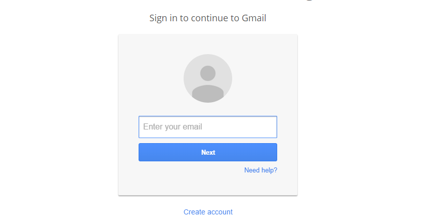gmail login page for non gmail accounts